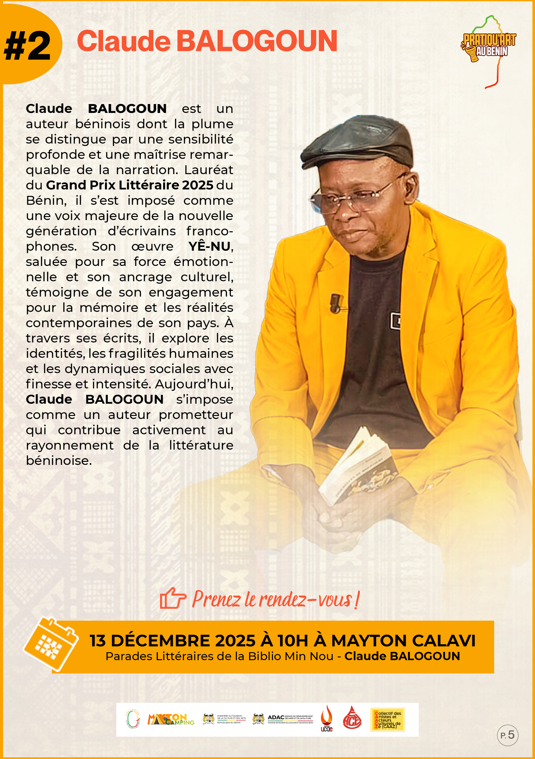 PRATIQU_ART_LIVRE PROGRAMME_P5_CLAUDE B